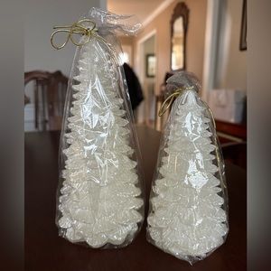 Pottery Barn Christmas Tree Candles (2-Pack) Brand New